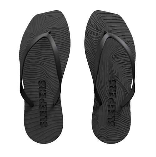 SLEEPERS TAPPERED FLIPFLOP BLACK